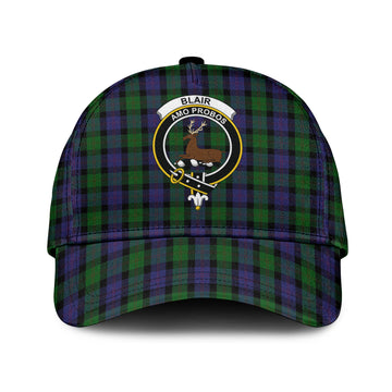 Blair Tartan Classic Cap with Family Crest