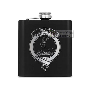 Blair Crest Hip Flask Set 7oz Black Stainless Steel with A Gift Box