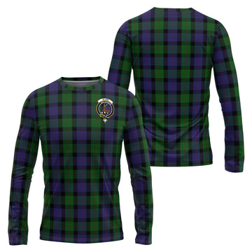 Blair Tartan Long Sleeve T-Shirt with Family Crest