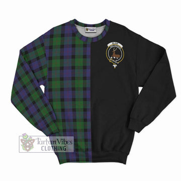 Blair Tartan Sweatshirt with Family Crest and Half Of Me Style