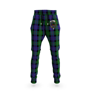 Blair Tartan Joggers Pants with Family Crest