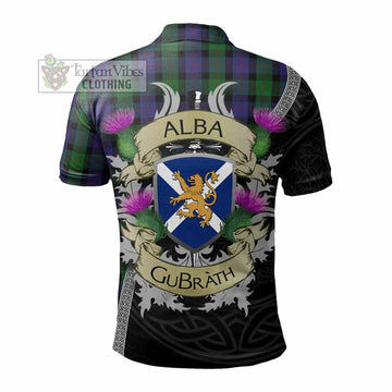 Blair Tartan Family Crest Polo Shirt Lion Rampant Royal Thistle Shield Celtic Inspired - Tartan Vibes Clothing