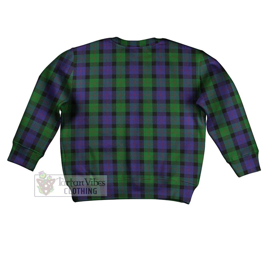 Tartan Vibes Clothing Blair Tartan Kid Ugly Sweater with Family Crest