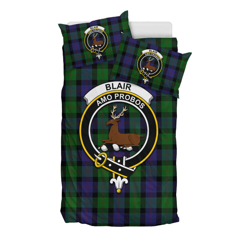 Blair Tartan Bedding Set with Family Crest - Tartan Vibes Clothing