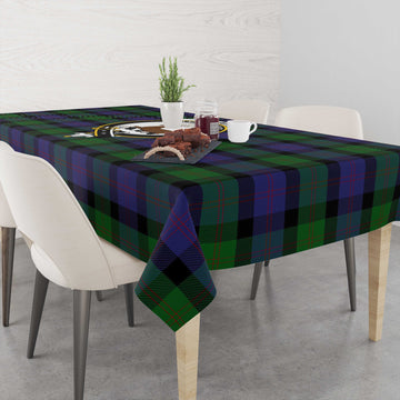 Blair Tartan Tablecloth with Family Crest