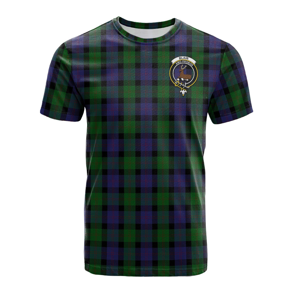 Blair Tartan T-Shirt with Family Crest - Tartan Vibes Clothing