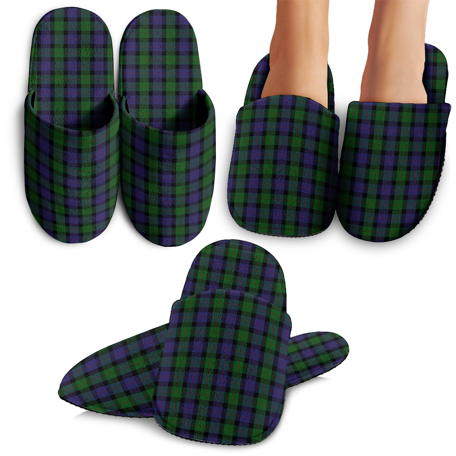 Blair Tartan Home Slippers - Tartanvibesclothing