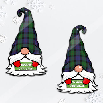 Blair Gnome Christmas Ornament with His Tartan Christmas Hat