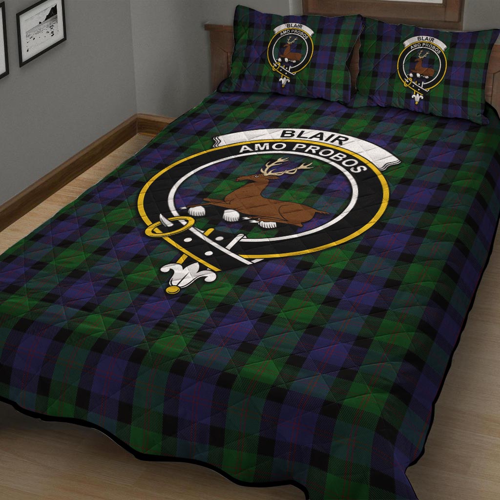 Blair Tartan Quilt Bed Set with Family Crest - Tartan Vibes Clothing