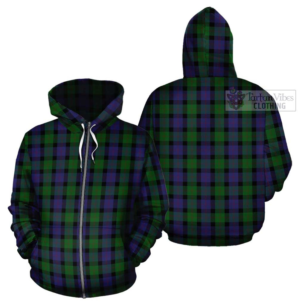 Blair Tartan Cotton Hoodie Zip Hoodie - Tartan Vibes Clothing