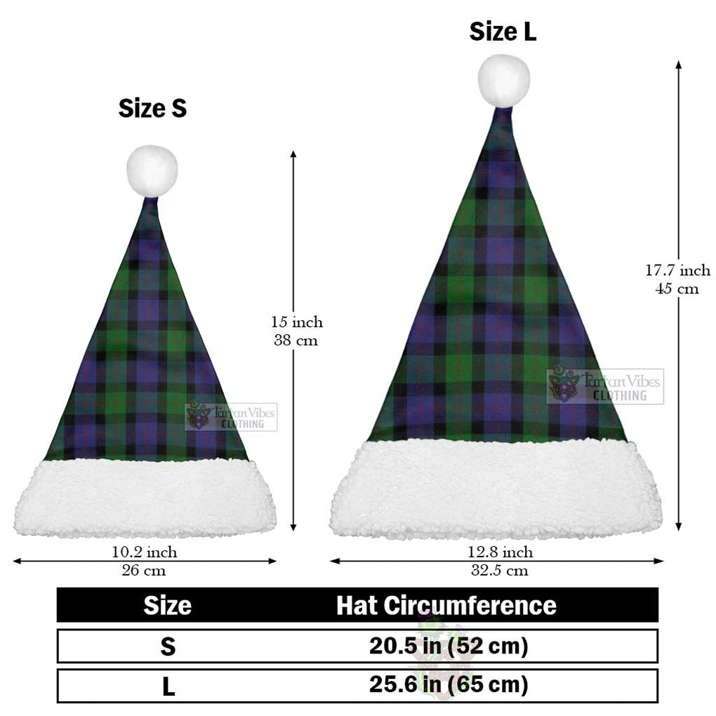 Tartan Vibes Clothing Blair Tartan Christmas Santa Hats