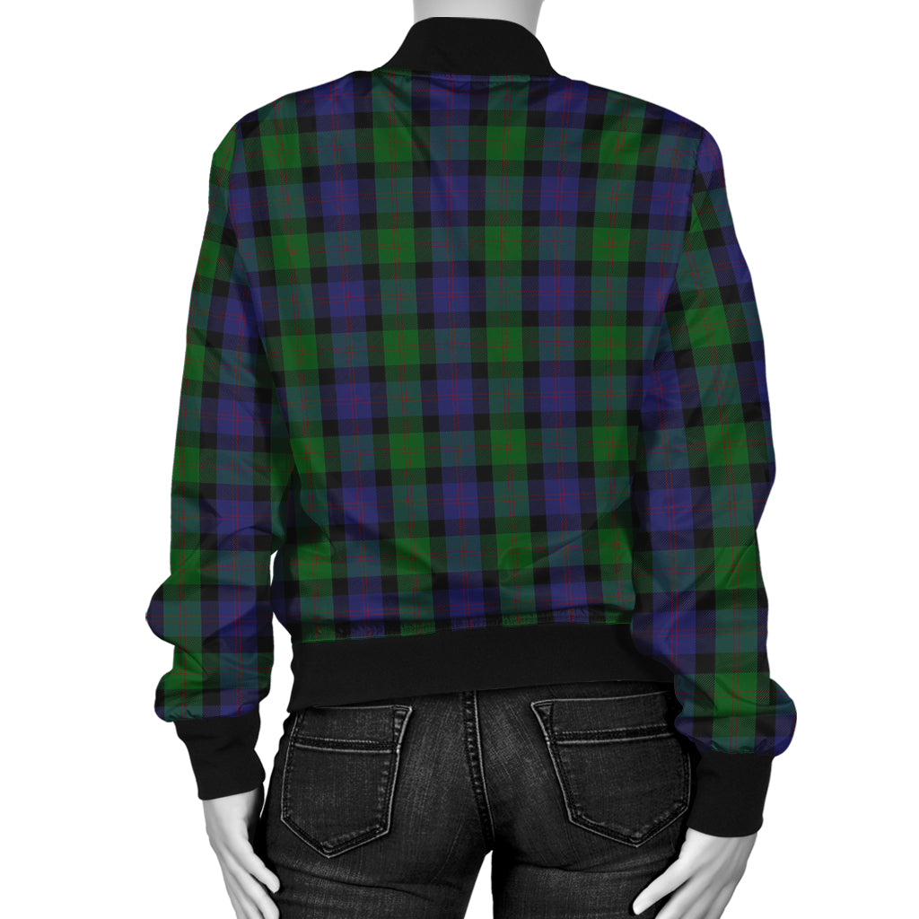 Blair Tartan Bomber Jacket with Family Crest - Tartanvibesclothing