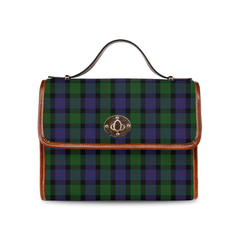 Blair Tartan Leather Strap Waterproof Canvas Bag - Tartanvibesclothing