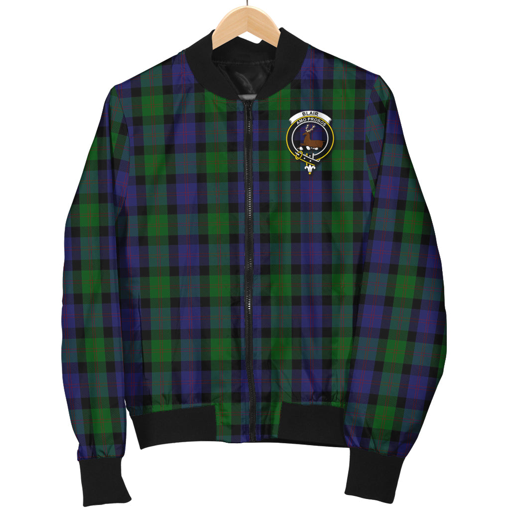 Blair Tartan Bomber Jacket with Family Crest - Tartanvibesclothing