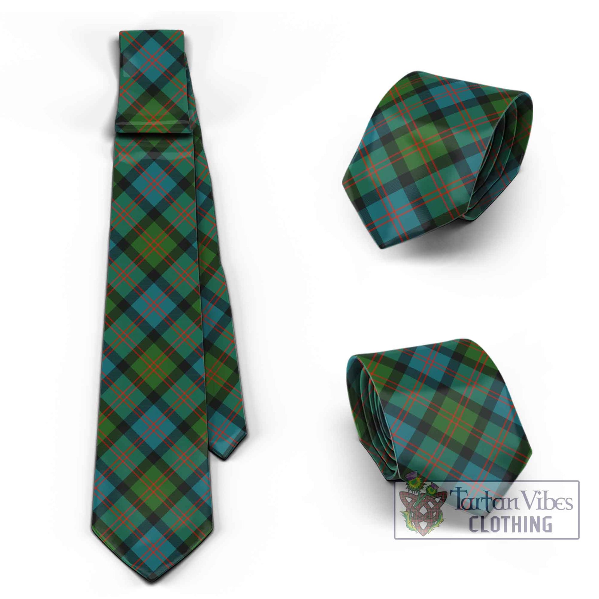 Tartan Vibes Clothing Blair Ancient Tartan Classic Necktie Cross Style