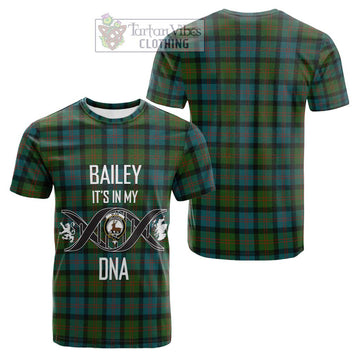 Blair Ancient Tartan Cotton T-shirt with Family Crest DNA In Me Style