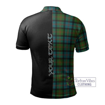 Blair Ancient Tartan Polo Shirt with Family Crest and Half Of Me Style