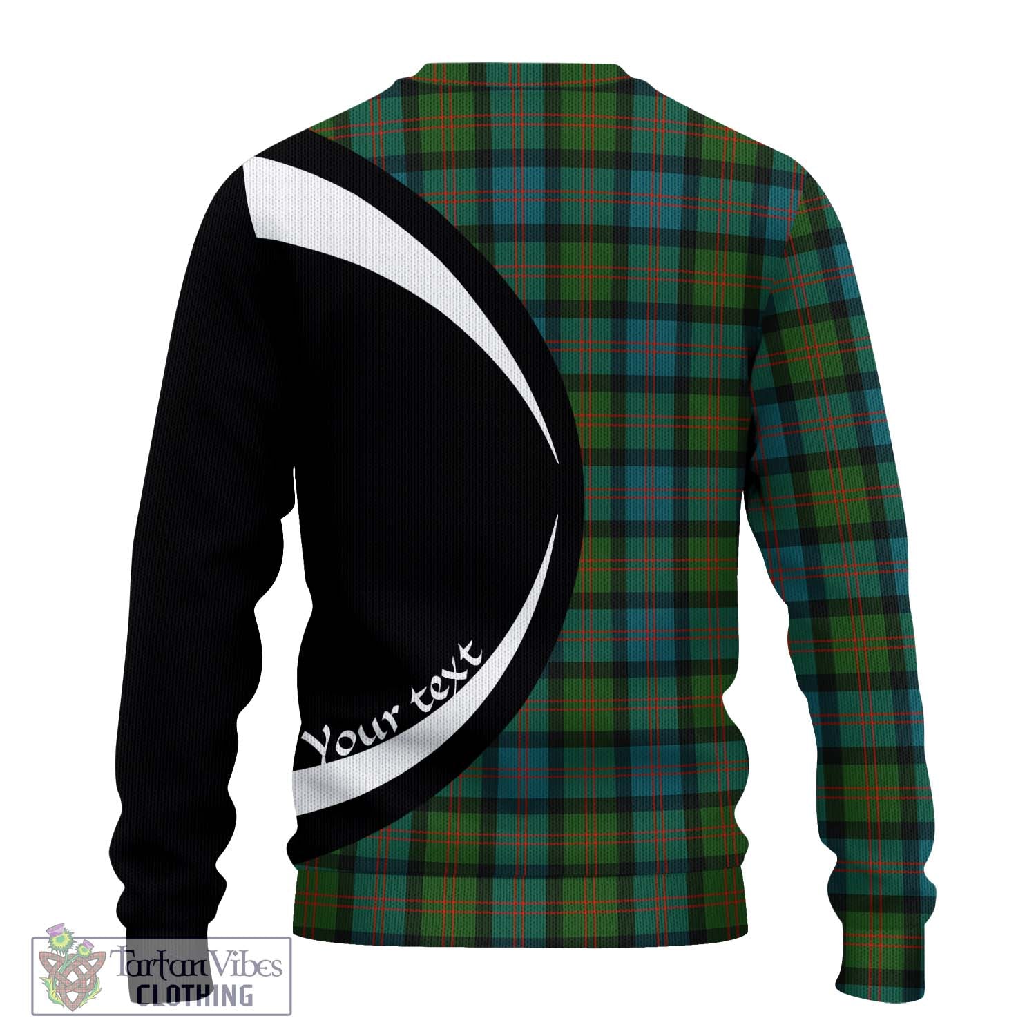 Blair Ancient Tartan Ugly Sweater with Family Crest Circle Style - Tartan Vibes Clothing