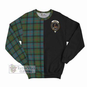 Blair Ancient Tartan Sweatshirt with Family Crest and Half Of Me Style