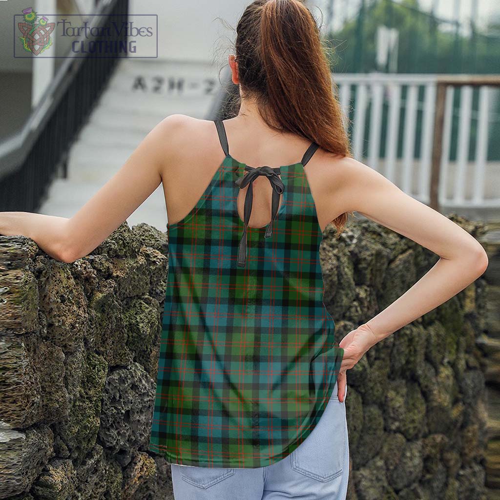 Tartan Vibes Clothing Blair Ancient Tartan Loose Halter Neck Camisole