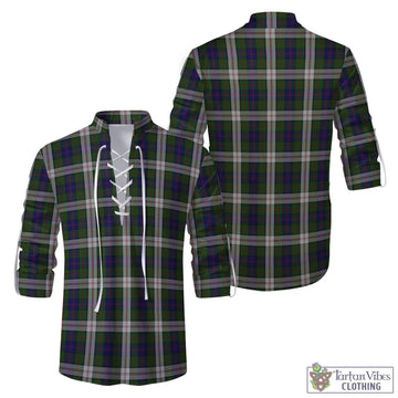 Blair Dress Tartan Men's Scottish Traditional Jacobite Ghillie Kilt Shirt