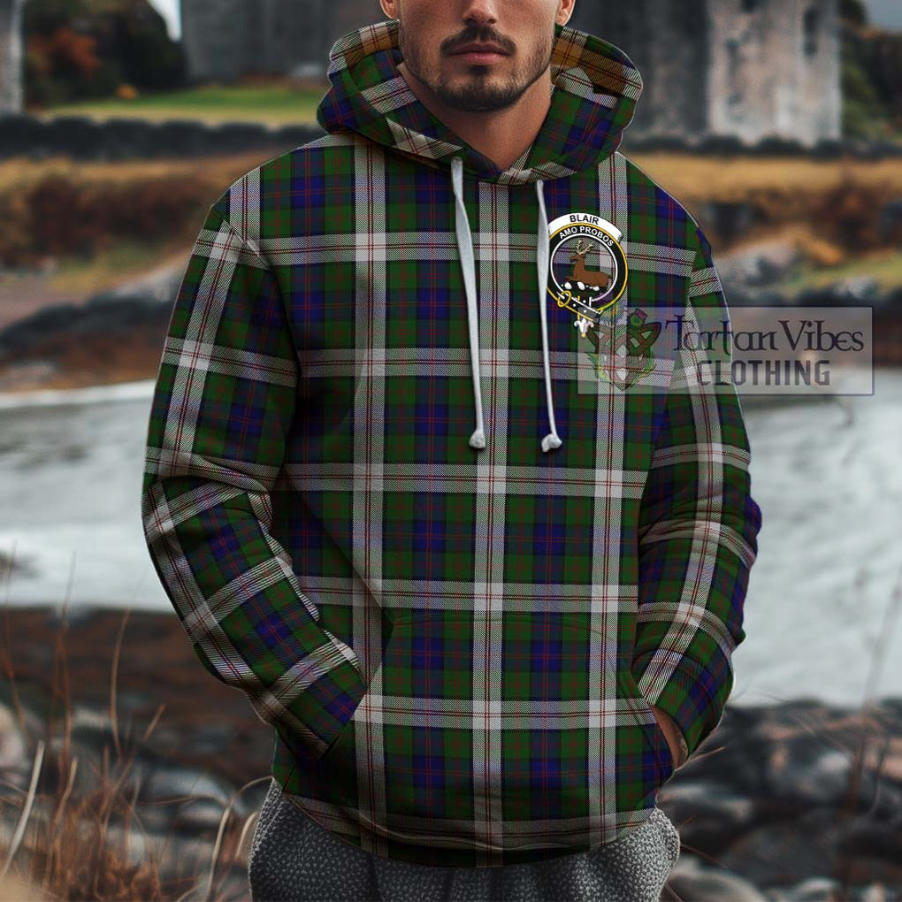 Blair Dress Tartan Cotton Hoodie with Family Crest Pullover Hoodie XS - Tartan Vibes Clothing