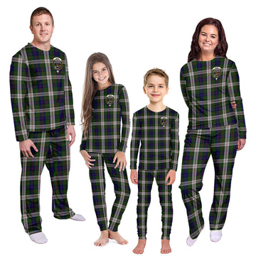 Blair Dress Tartan Pajamas Family Set with Family Crest