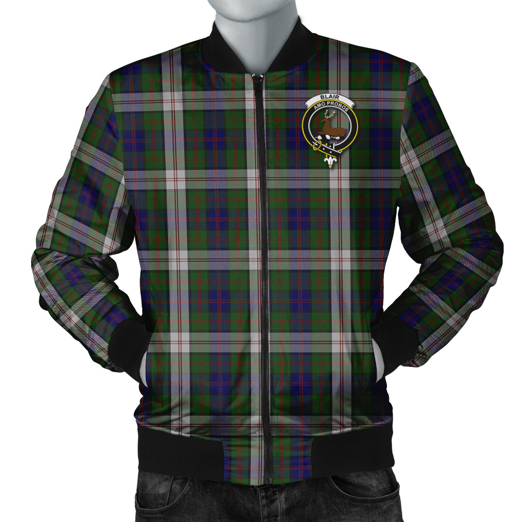 Blair Dress Tartan Bomber Jacket with Family Crest Unisex - Tartanvibesclothing