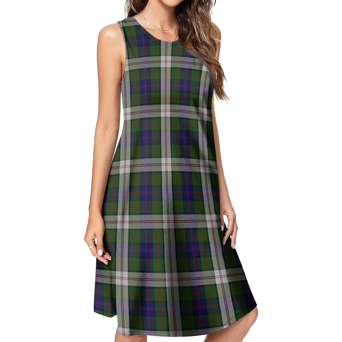 Blair Dress Tartan Womens Casual Dresses - Tartanvibesclothing