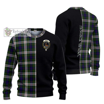 Blair Dress Tartan Ugly Sweater with Family Crest and Half Of Me Style