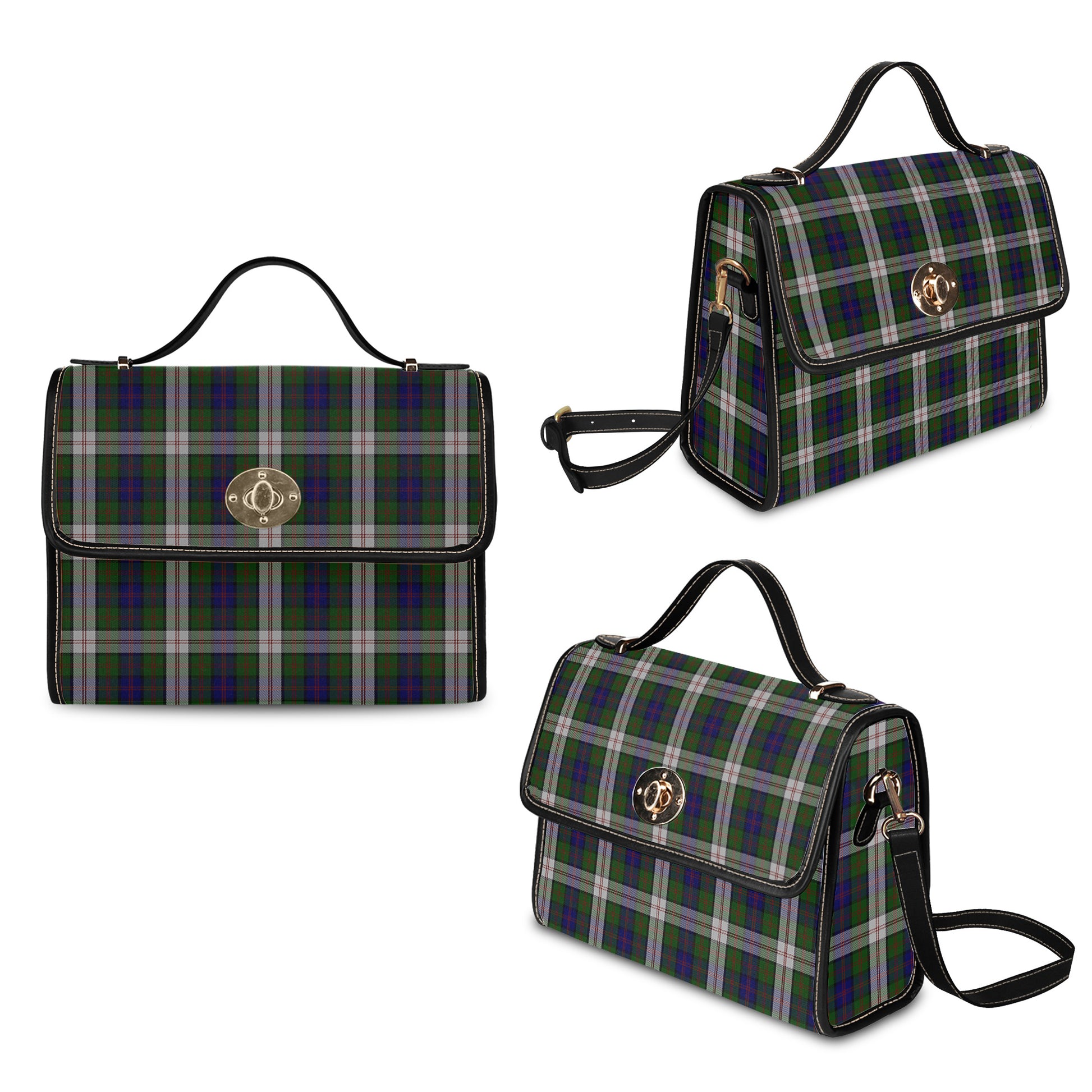 Blair Dress Tartan Leather Strap Waterproof Canvas Bag One Size 34cm * 42cm (13.4" x 16.5") - Tartanvibesclothing