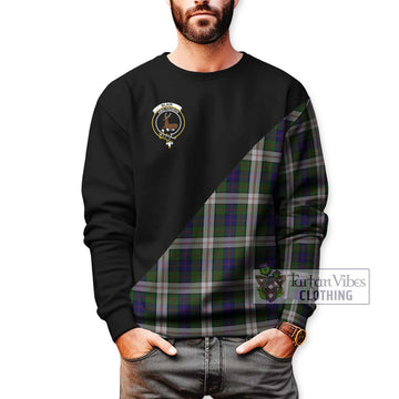 Blair Dress Tartan Sweatshirt with Family Crest and Military Logo Style