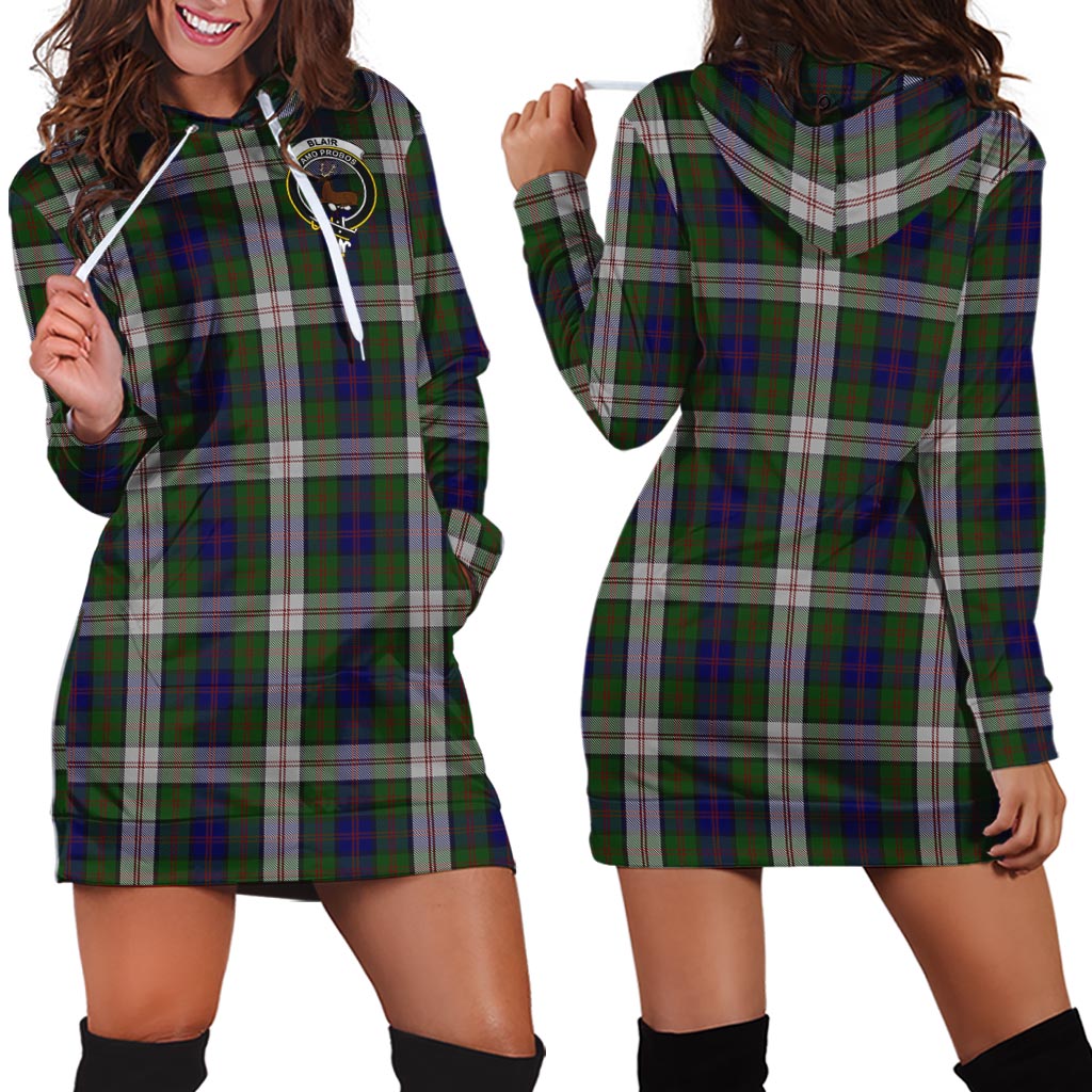 Blair Dress Tartan Hoodie Dress with Family Crest - Tartan Vibes Clothing