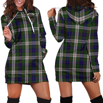 Blair Dress Tartan Hoodie Dress with Family Crest