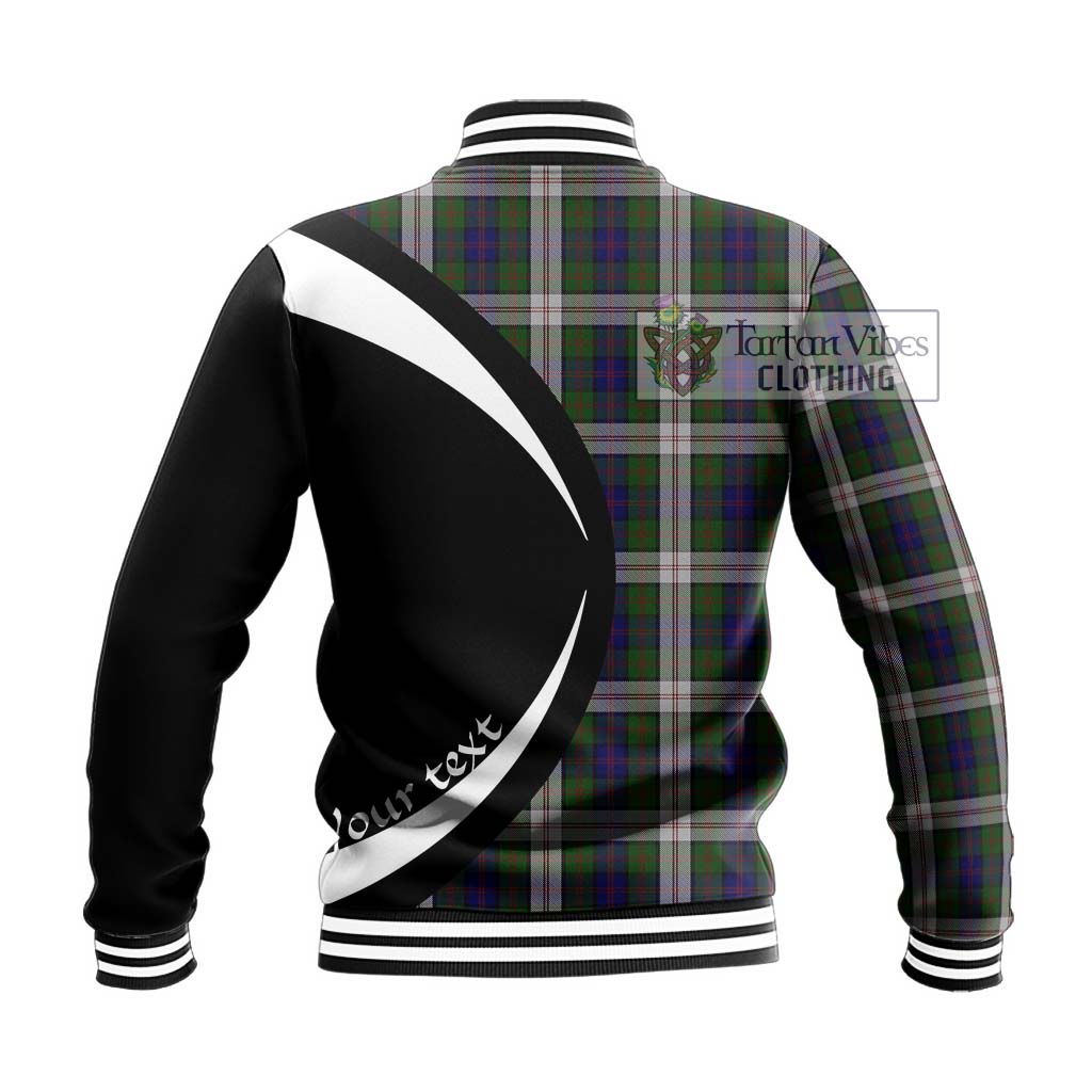 Blair Dress Tartan Baseball Jacket with Family Crest Circle Style - Tartan Vibes Clothing