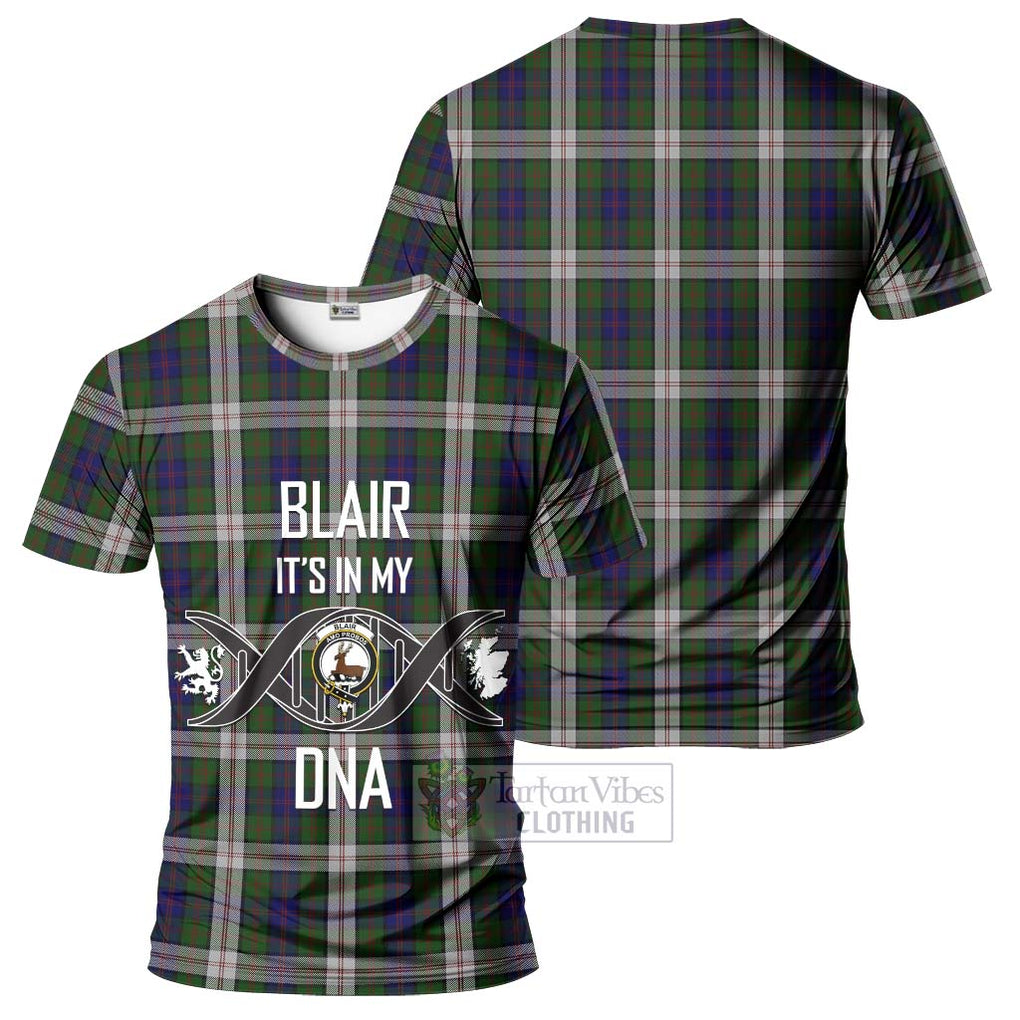 Blair Dress Tartan T-Shirt with Family Crest DNA In Me Style - Tartan Vibes Clothing