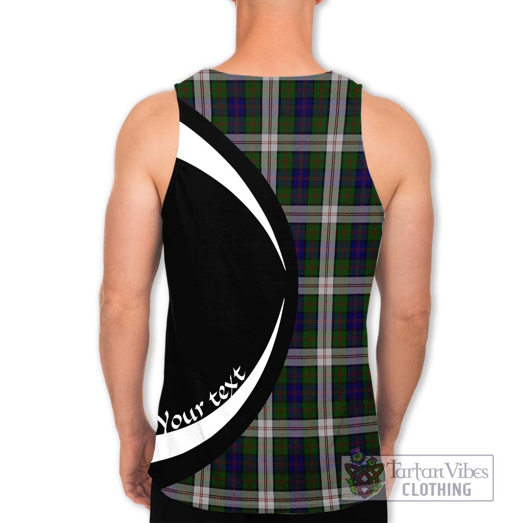 Blair Dress Tartan Men's Tank Top with Family Crest Circle Style - Tartan Vibes Clothing