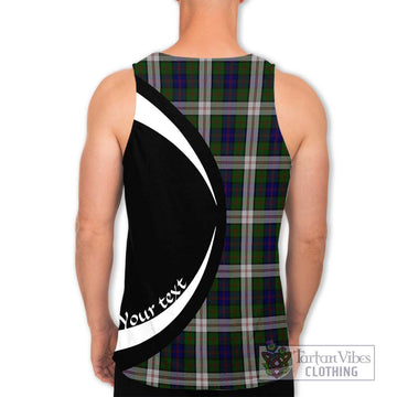 Blair Dress Tartan Men's Tank Top with Family Crest Circle Style