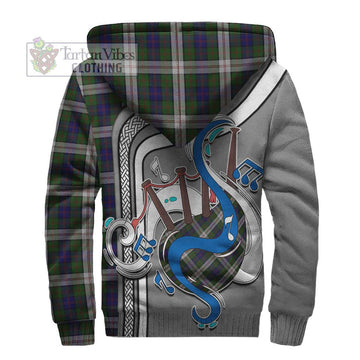 Blair Dress Tartan Sherpa Hoodie with Epic Bagpipe Style