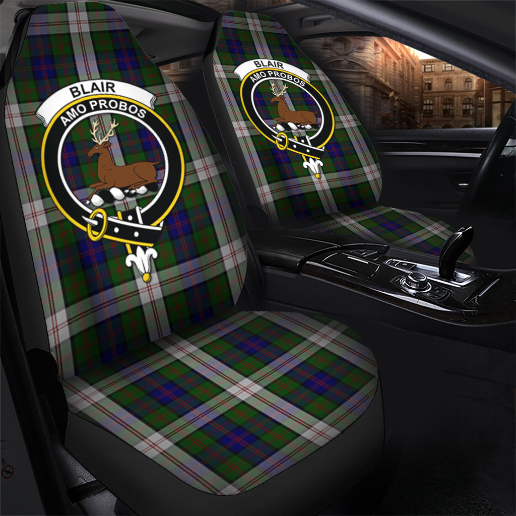 Blair Dress Tartan Car Seat Cover with Family Crest - Tartanvibesclothing