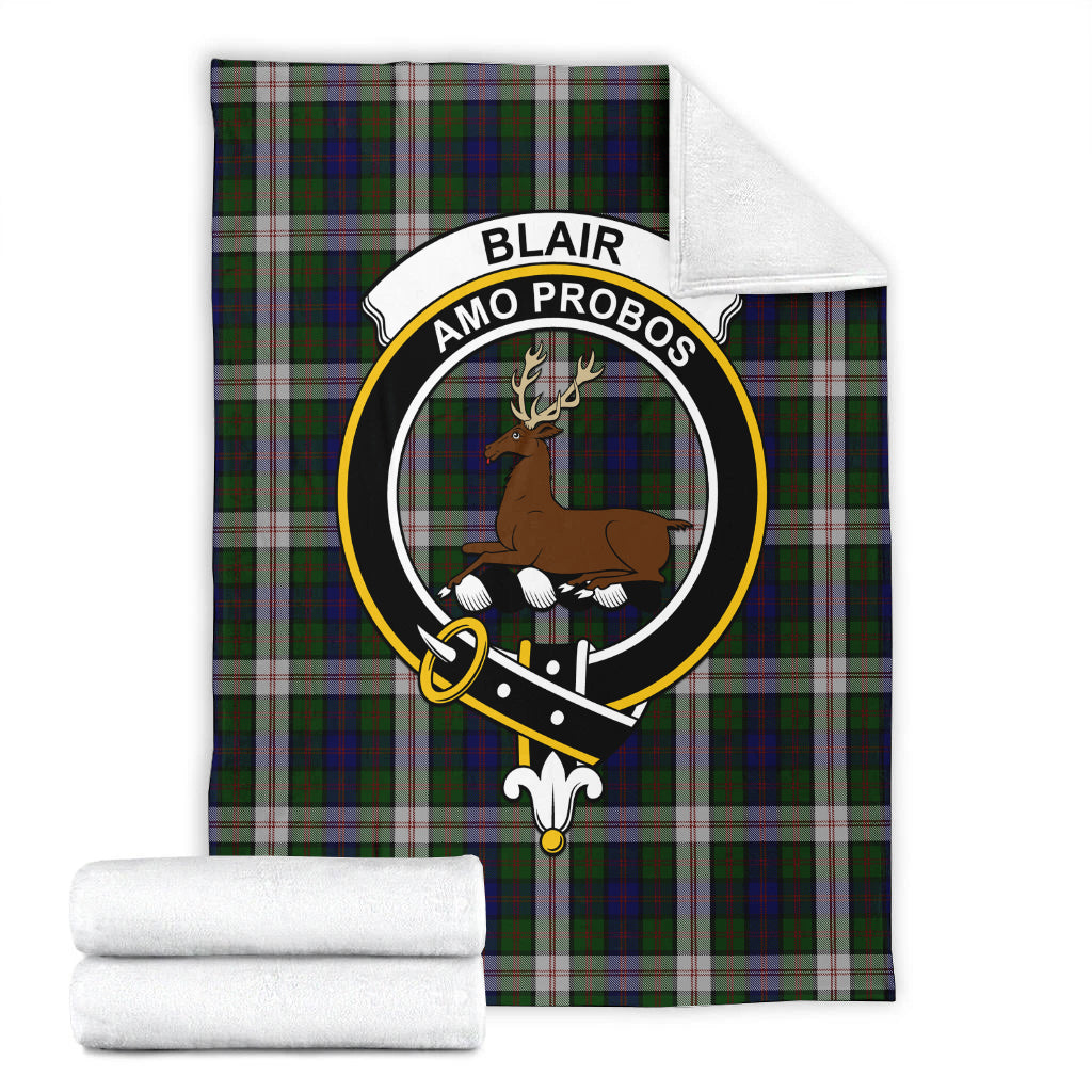 Blair Dress Tartan Blanket with Family Crest - Tartan Vibes Clothing