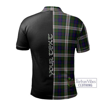 Blair Dress Tartan Polo Shirt with Family Crest and Half Of Me Style