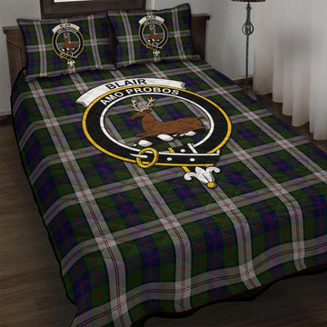 Blair Dress Tartan Quilt Bed Set with Family Crest