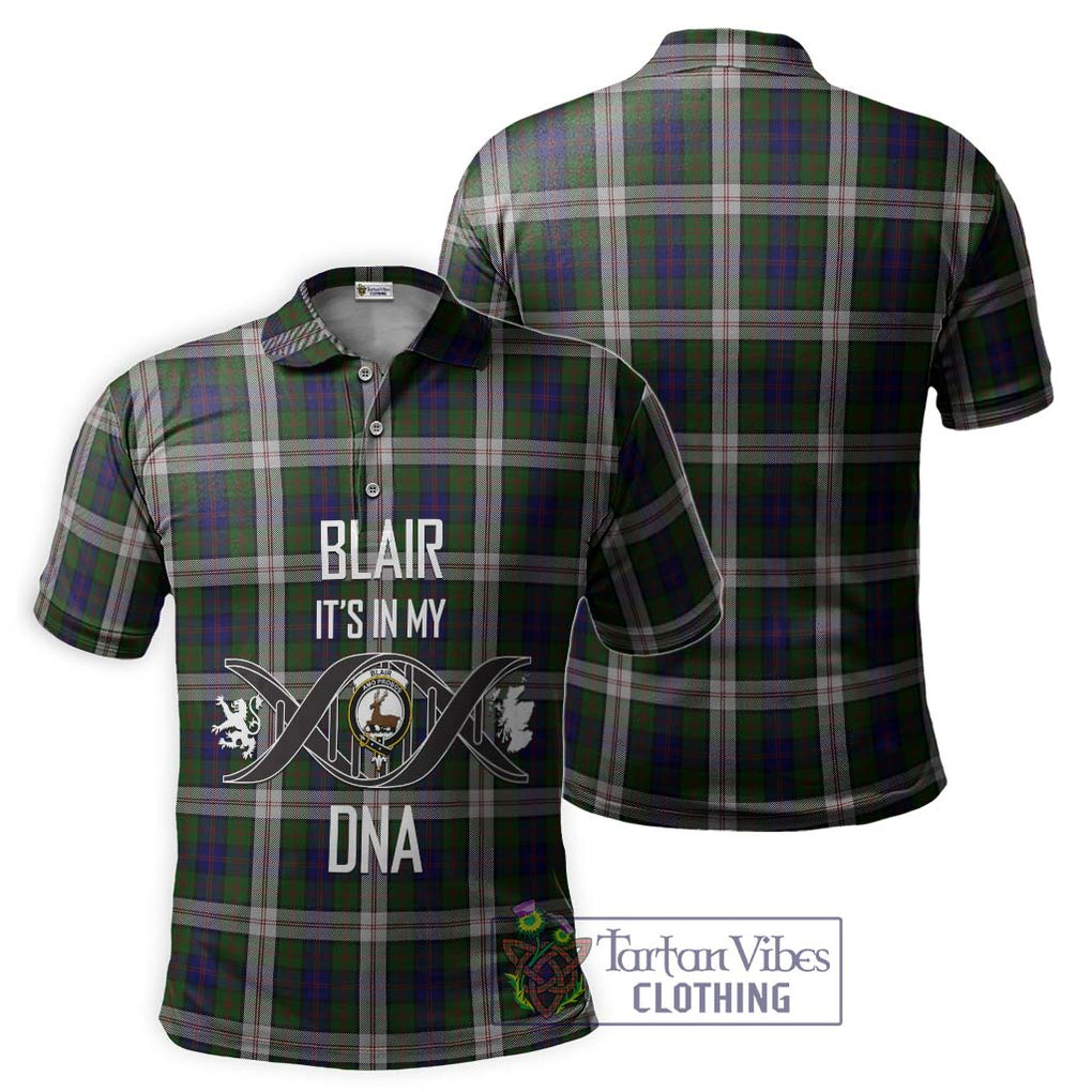 Blair Dress Tartan Polo Shirt with Family Crest DNA In Me Style - Tartanvibesclothing Shop