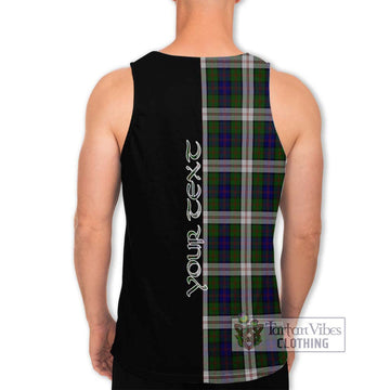 Blair Dress Tartan Men's Tank Top with Family Crest and Half Of Me Style