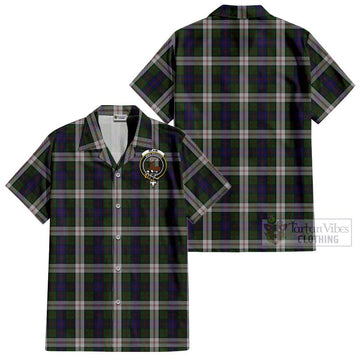 Blair Dress Tartan Cotton Hawaiian Shirt with Family Crest