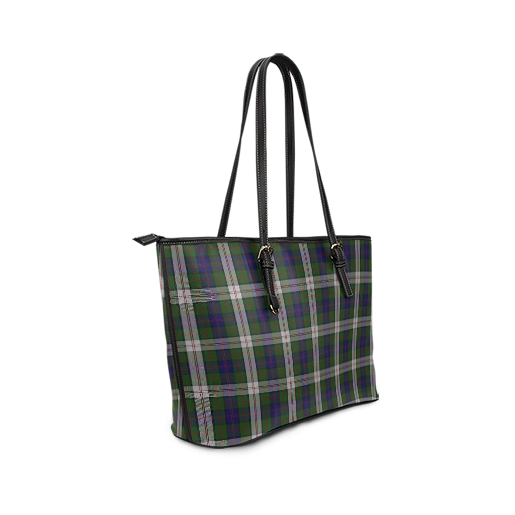 Blair Dress Tartan Leather Tote Bag - Tartanvibesclothing