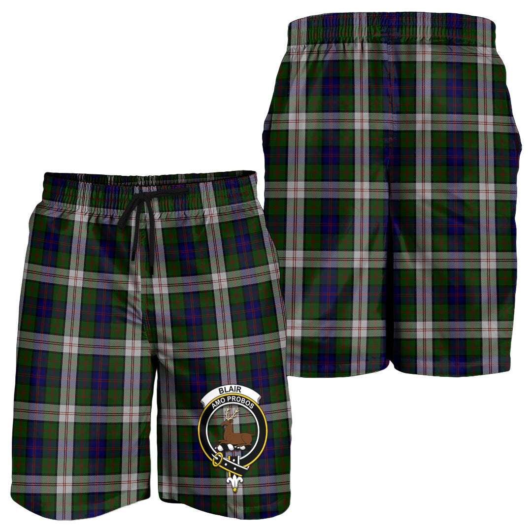 Blair Dress Tartan Mens Shorts with Family Crest - Tartanvibesclothing