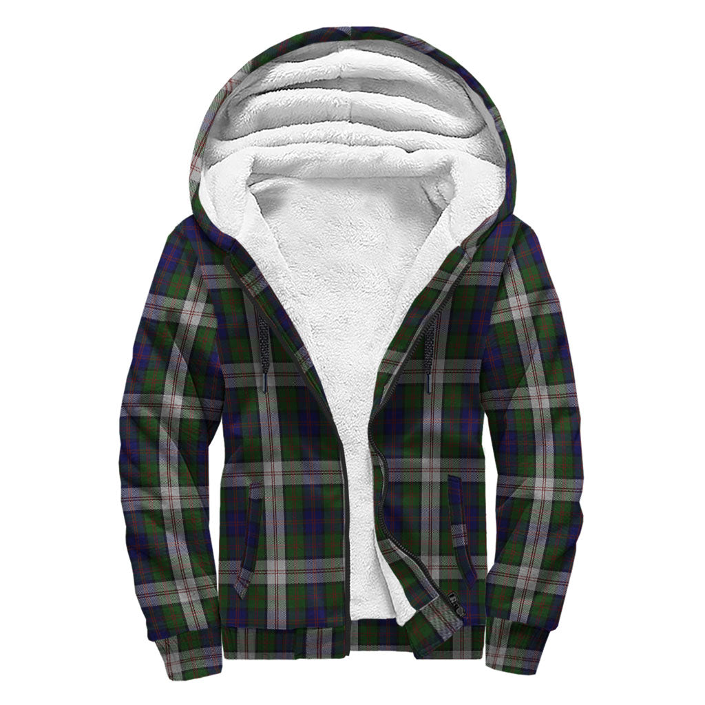 Blair Dress Tartan Sherpa Hoodie with Family Crest - Tartanvibesclothing