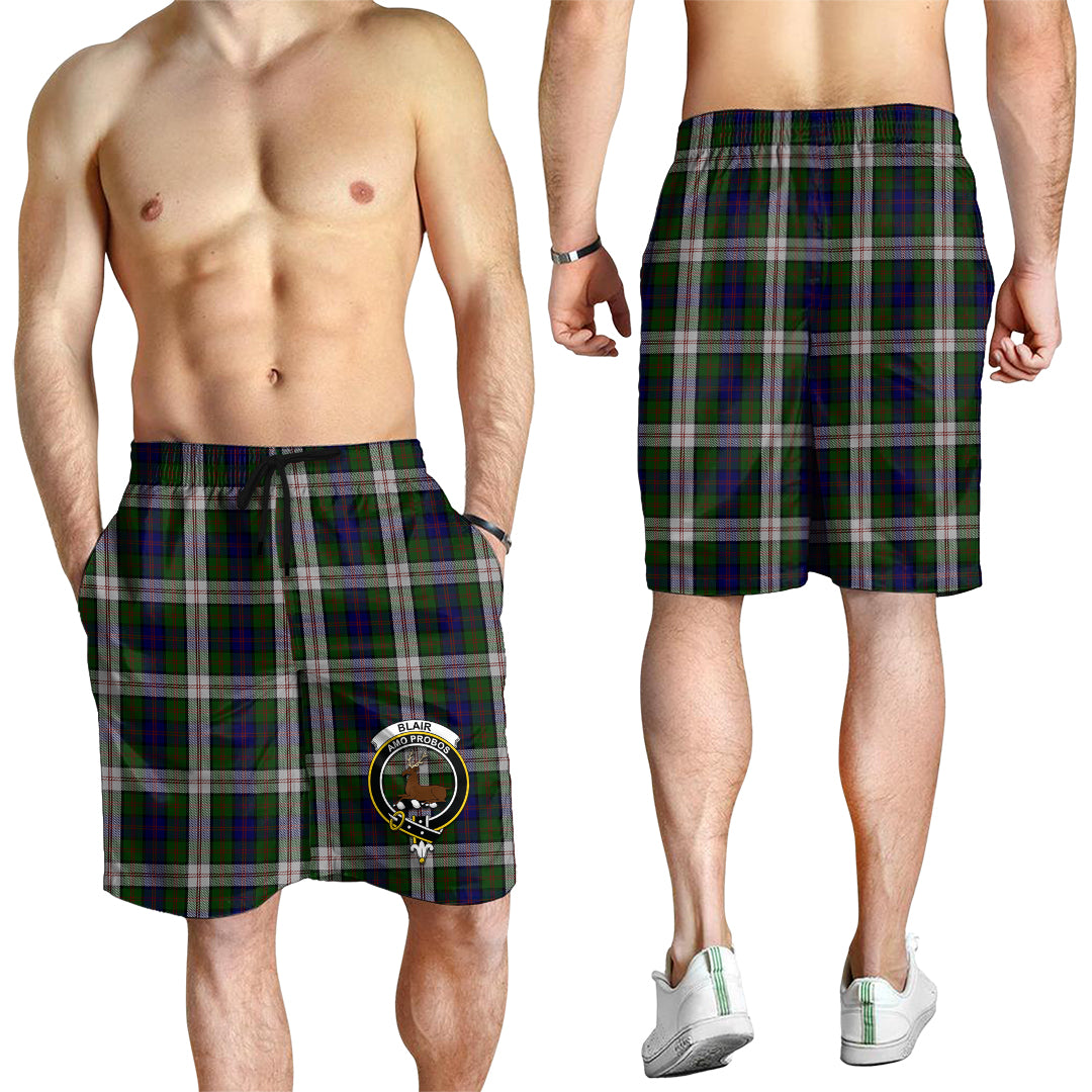 Blair Dress Tartan Mens Shorts with Family Crest - Tartanvibesclothing